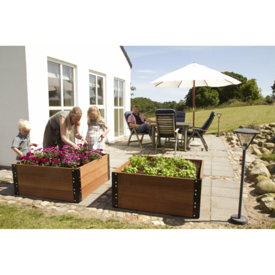 Alternative view of Højbedskanter sæt af 4 stk m. bolt (SORT)